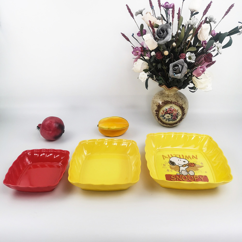 カスタムロゴ食品グレード食器セット耐久性のある食品安全フルーツボウル