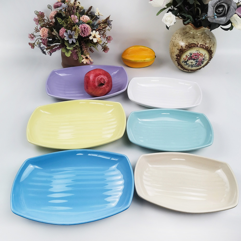 売れ筋商品環境にやさしい家庭用食器皿ディナープレート